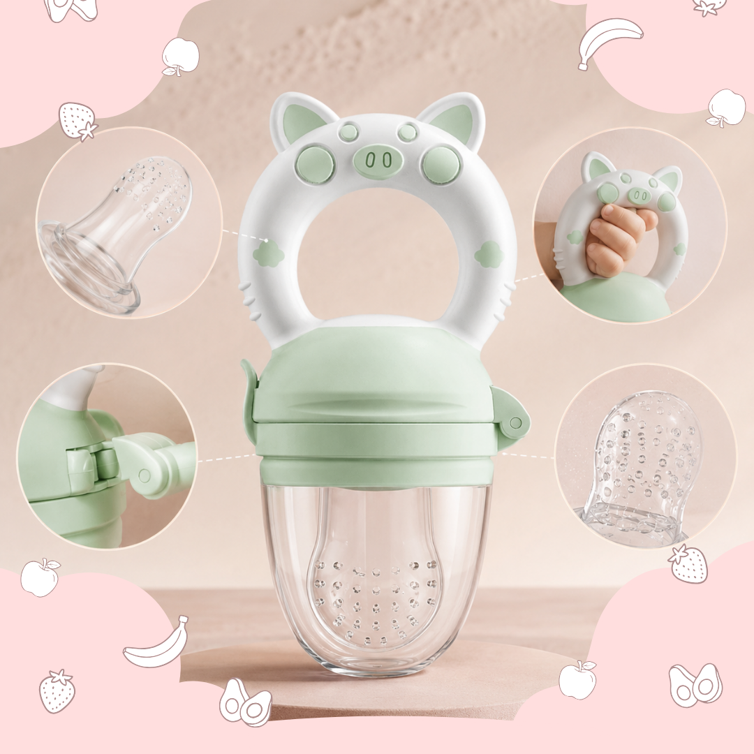 LooliKids — Grignoteur silicone pour la diversification de bébé