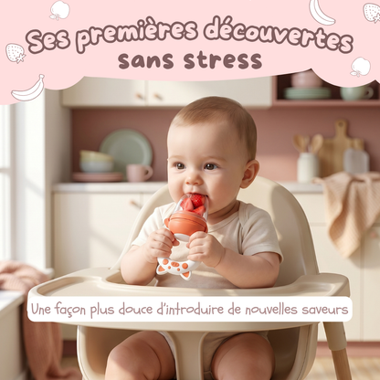 LooliKids — Grignoteur silicone pour la diversification de bébé