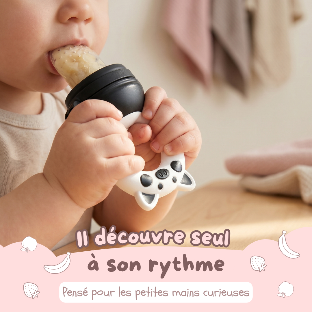 LooliKids — Grignoteur silicone pour la diversification de bébé
