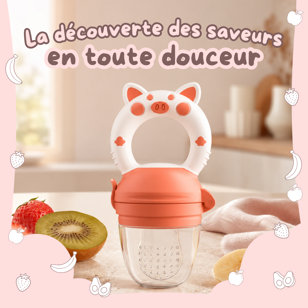 LooliKids — Grignoteur silicone pour la diversification de bébé