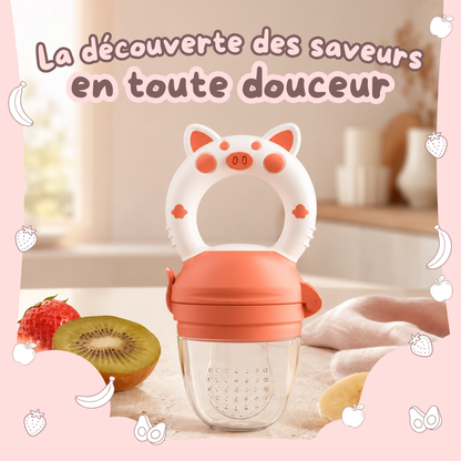 LooliKids — Grignoteur silicone pour la diversification de bébé